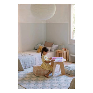 Lorena Canals - Sitzsack mit Vichy-Muster | Rosa