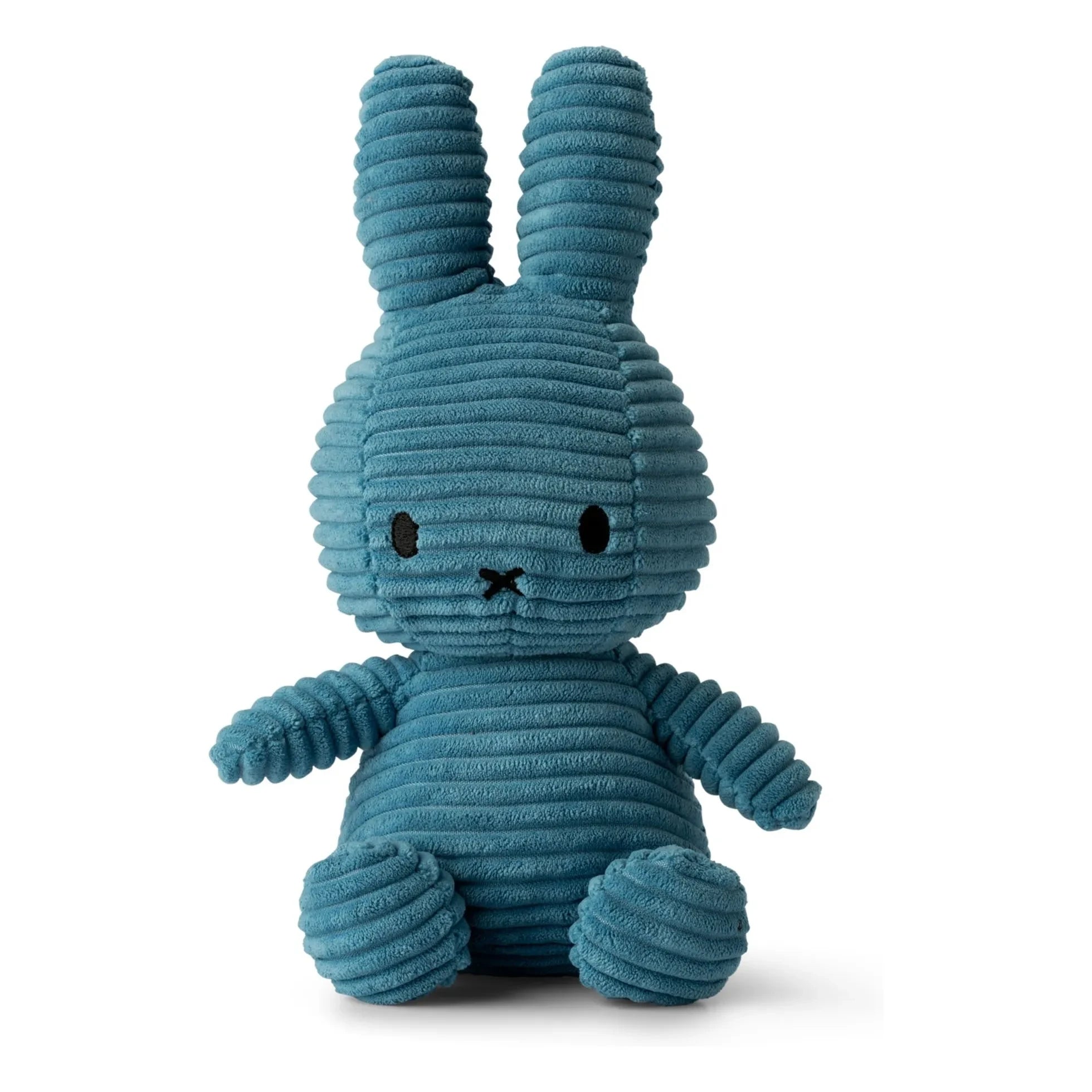 Bon Ton Toys - Velvet-textured Miffy Plush | Petrol Blue