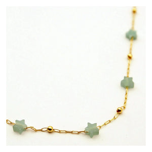 Adorabili - Stone Star Necklace | Gold