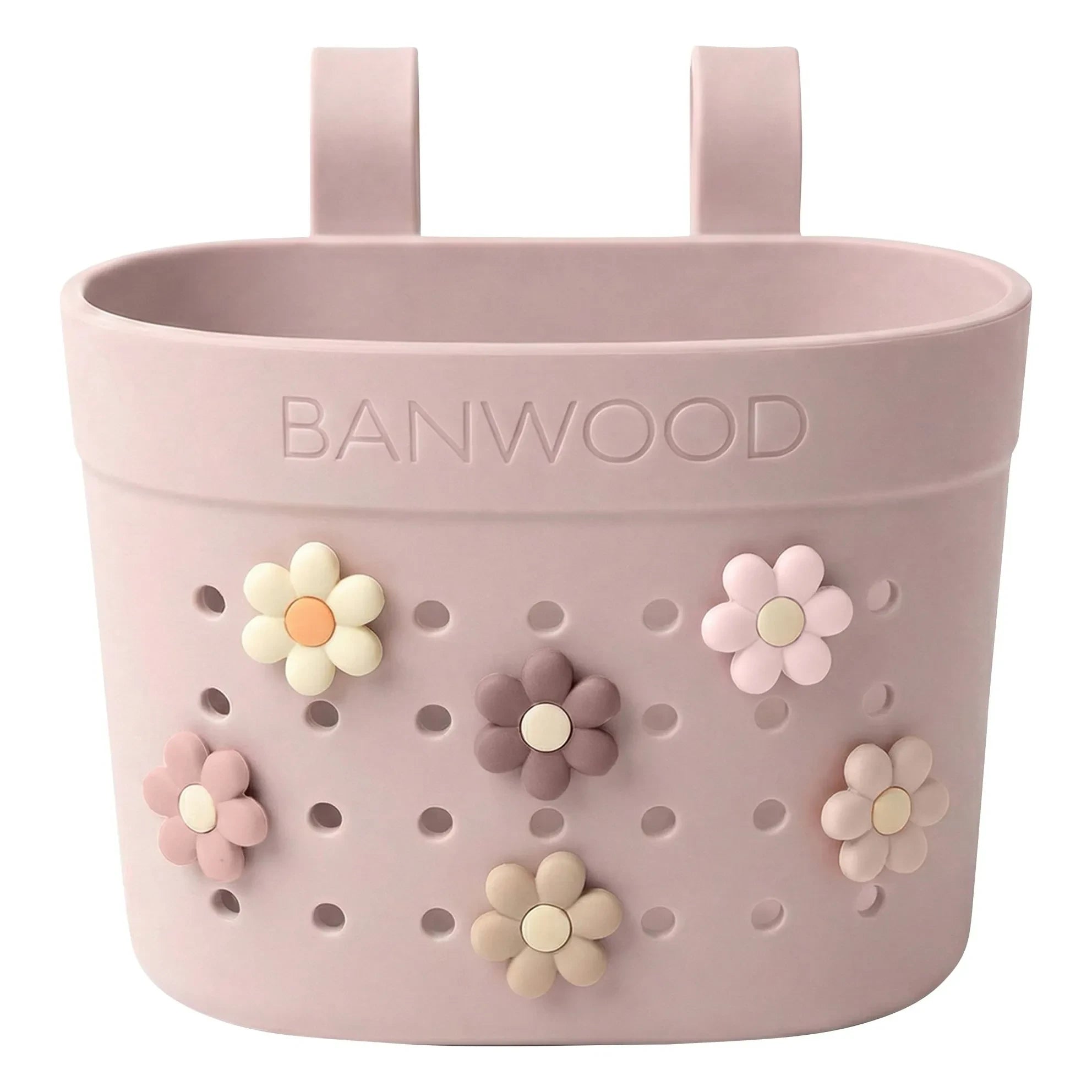 Banwood - Basket pine - Fleurs | Pembe