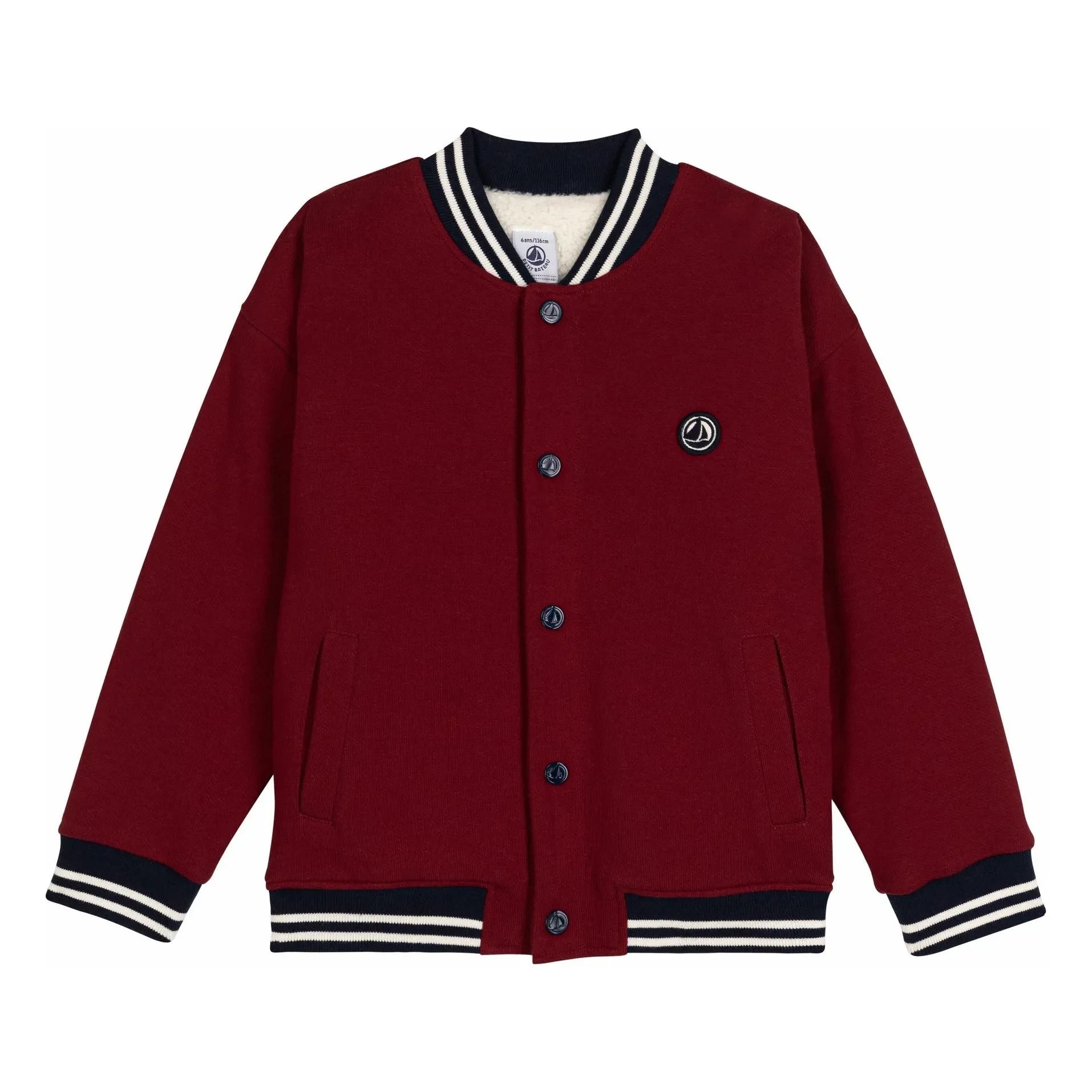 Petit Bateau - Teddy Sıcak Mont | Bordo