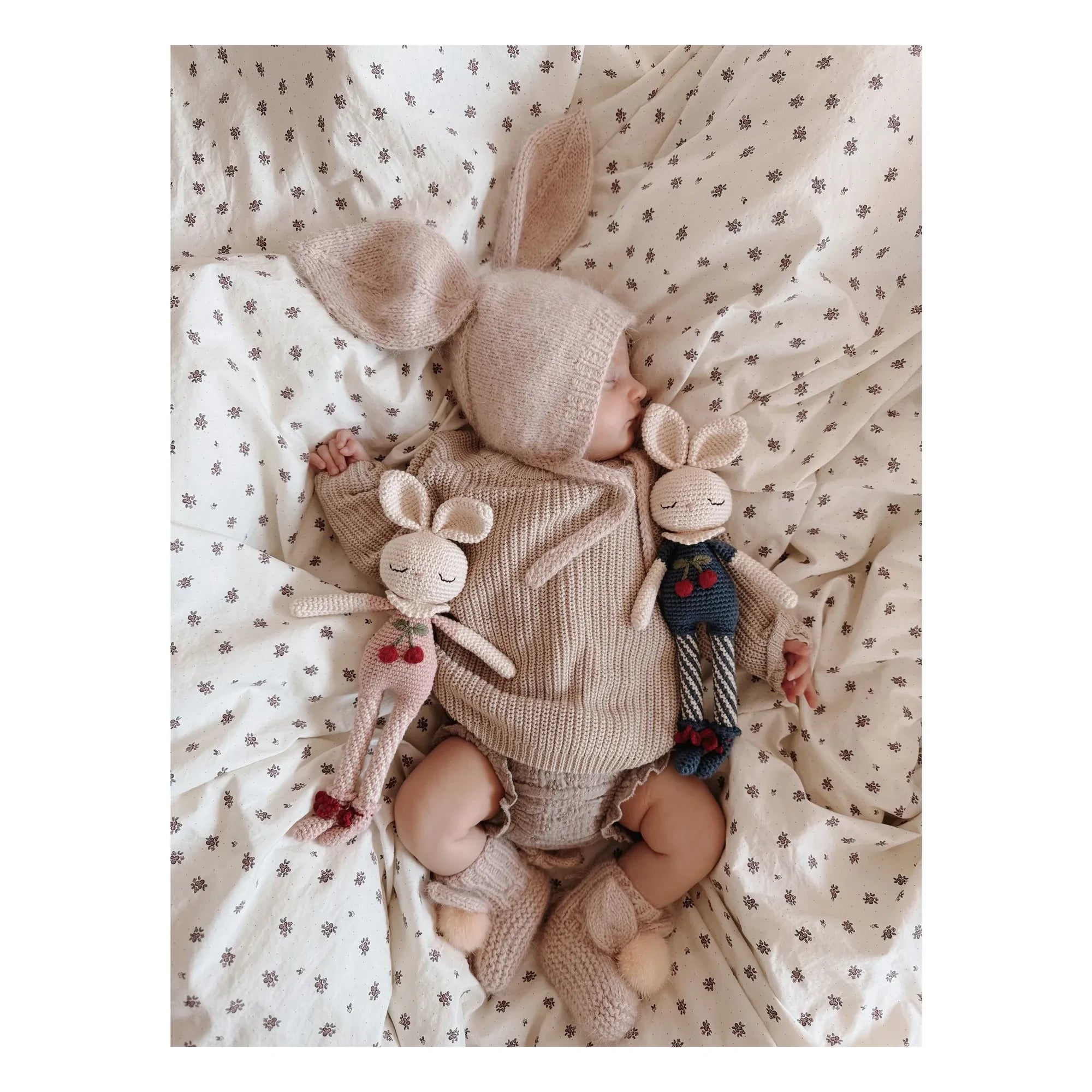 Patti Oslo - Britney das Kaninchen Kuscheltier | Marineblau