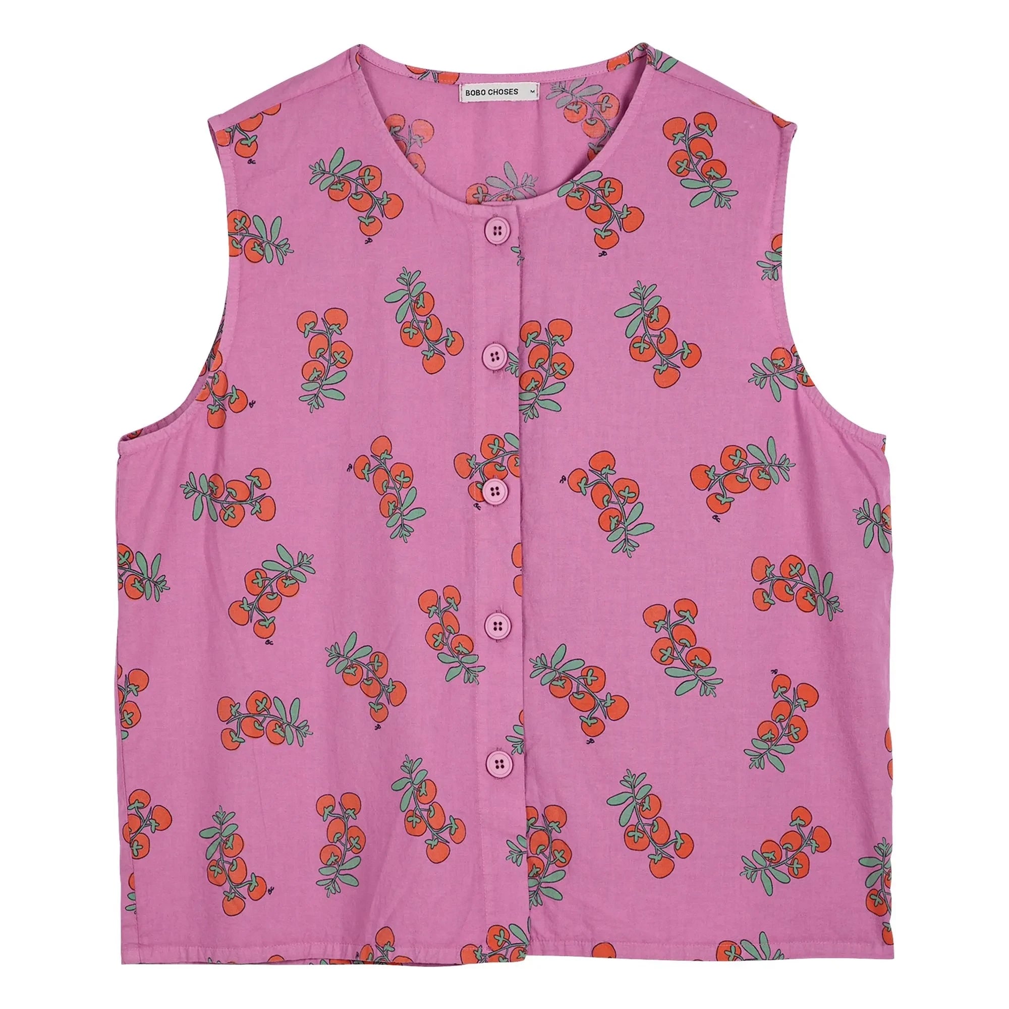 Bobo Choses - Organik Pamuk Top Tomatoes Desenli | Mor
