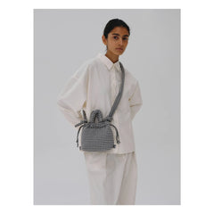 Olend - Micro Ona Soft Vichy Bag | Black