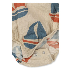 Konges Sløjd - Elliot Bateaux organic cotton romper | Beige
