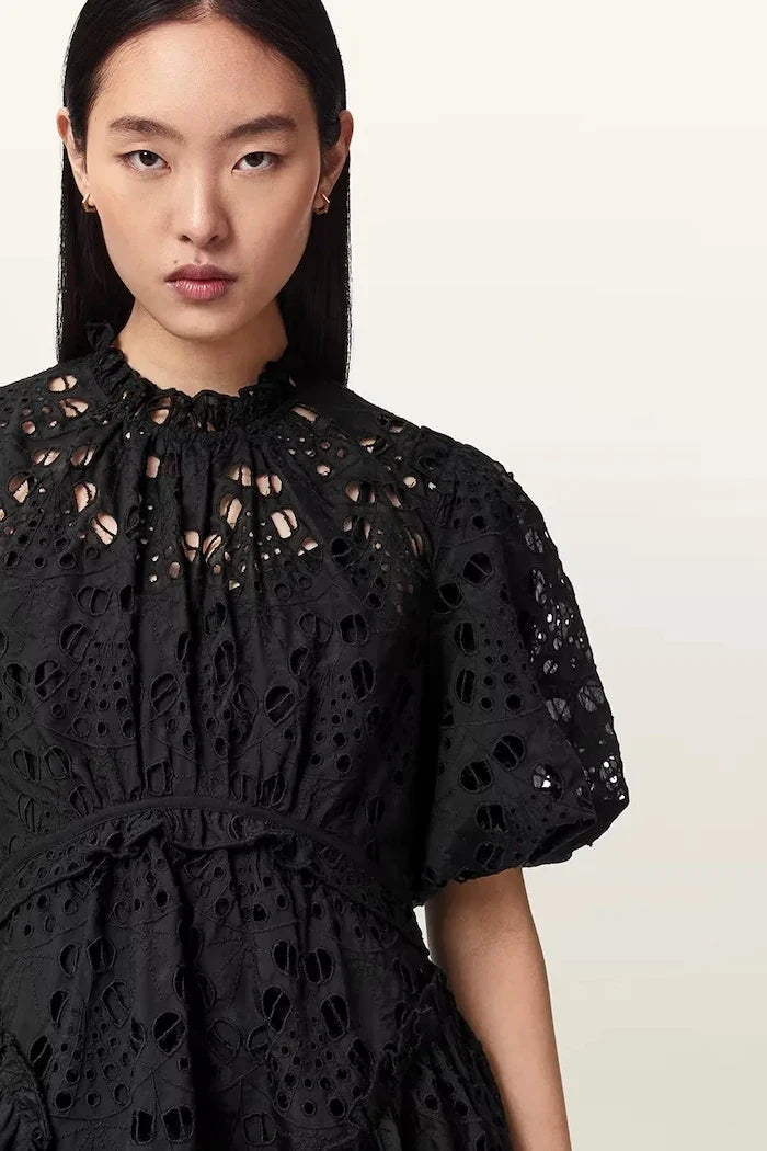 AllSaints ODETTE kloş elbise