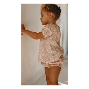 Lilinoa - Charlotte Liberty | Ecru Crochet Collar Blouse