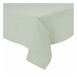 Haomy - Piana II Checkered Tablecloth | Almond Green