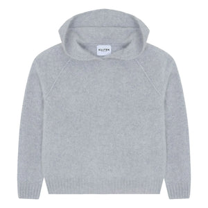 Kujten - Soso Cashmere Hooded Sweater | Light Gray