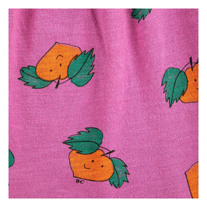 Bobo Choses - Orange Rüschenkleid Bio-Baumwolle | Lila