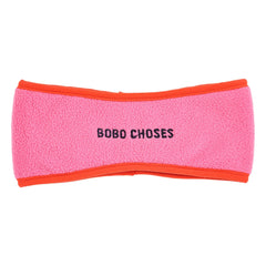 Bobo Choses - Stirnband aus recycelter Faserfleece | Rosa