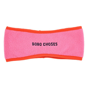 Bobo Choses - Stirnband aus recycelter Faserfleece | Rosa