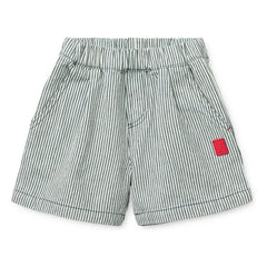 Liewood – Borrisa Gestreifte Jeansshorts | Marineblau