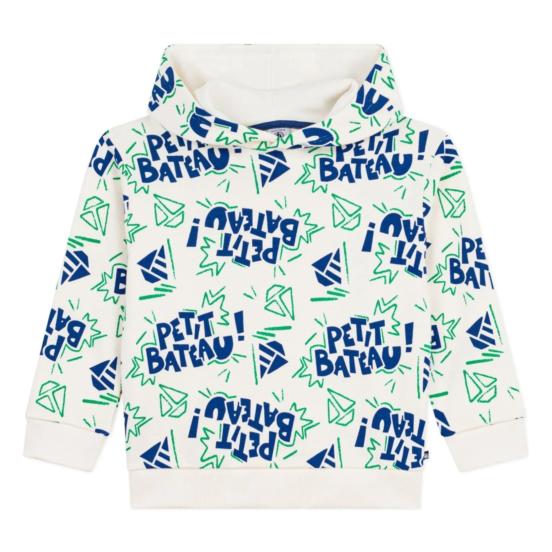 Petit Bateau - Petit Bateau Kapüşonlu Sweatshirt | Ekru