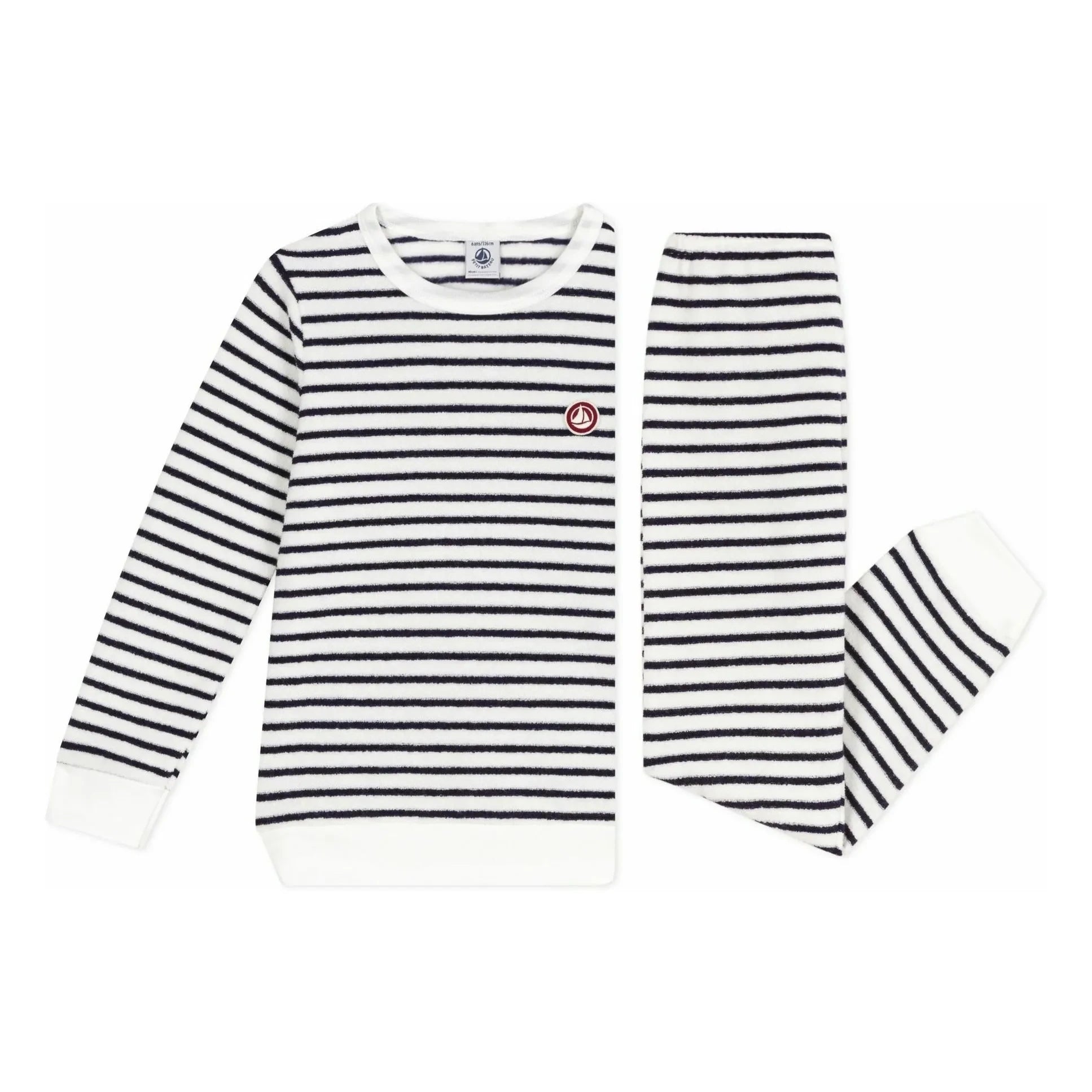 Petit Bateau - Sailor Havlu Modal Pijama | Lacivert