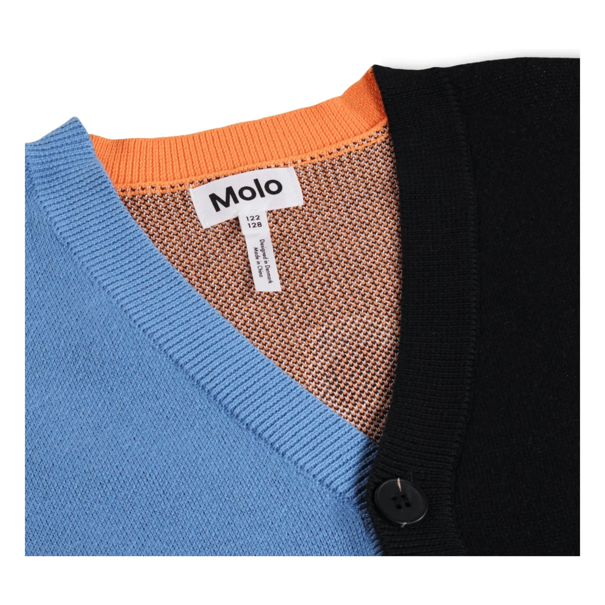Molo - Burt Basketball Bio-Baumwoll-Cardigan | Schwarz