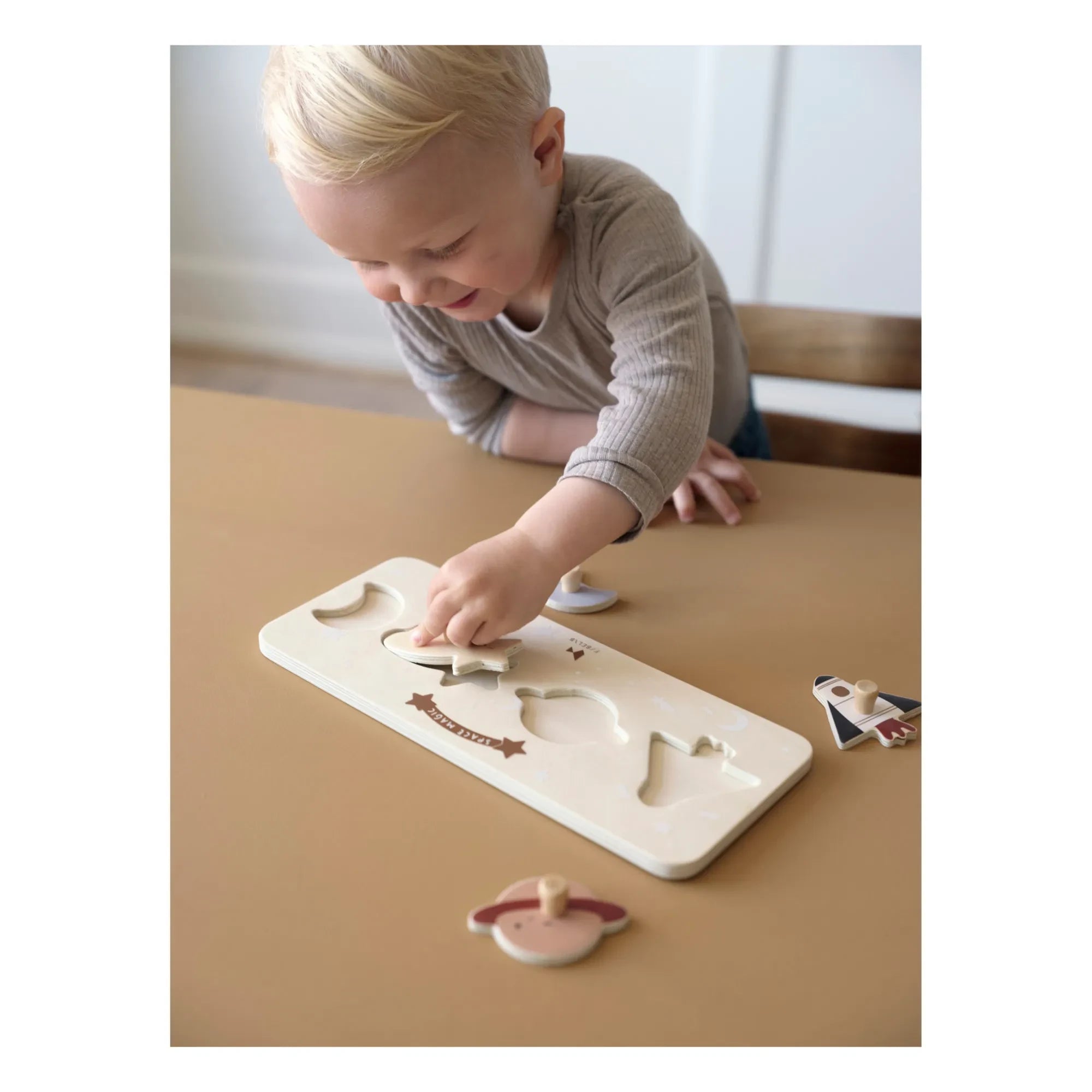 Fabelab - Uzay Büyüsü Ahşap Puzzle