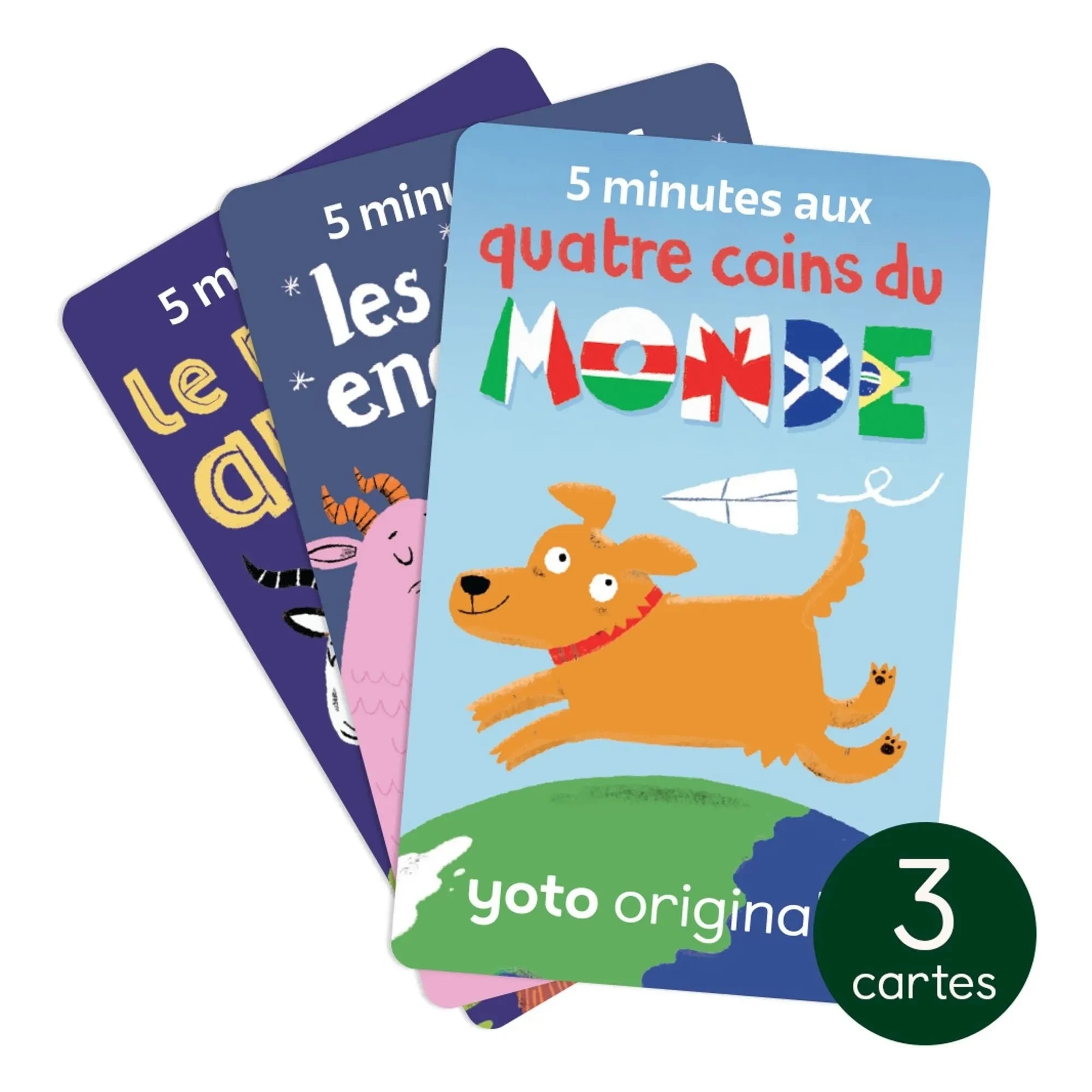 Yoto Player - Les grands voyages küçük format kartlar - 3’lü Paket