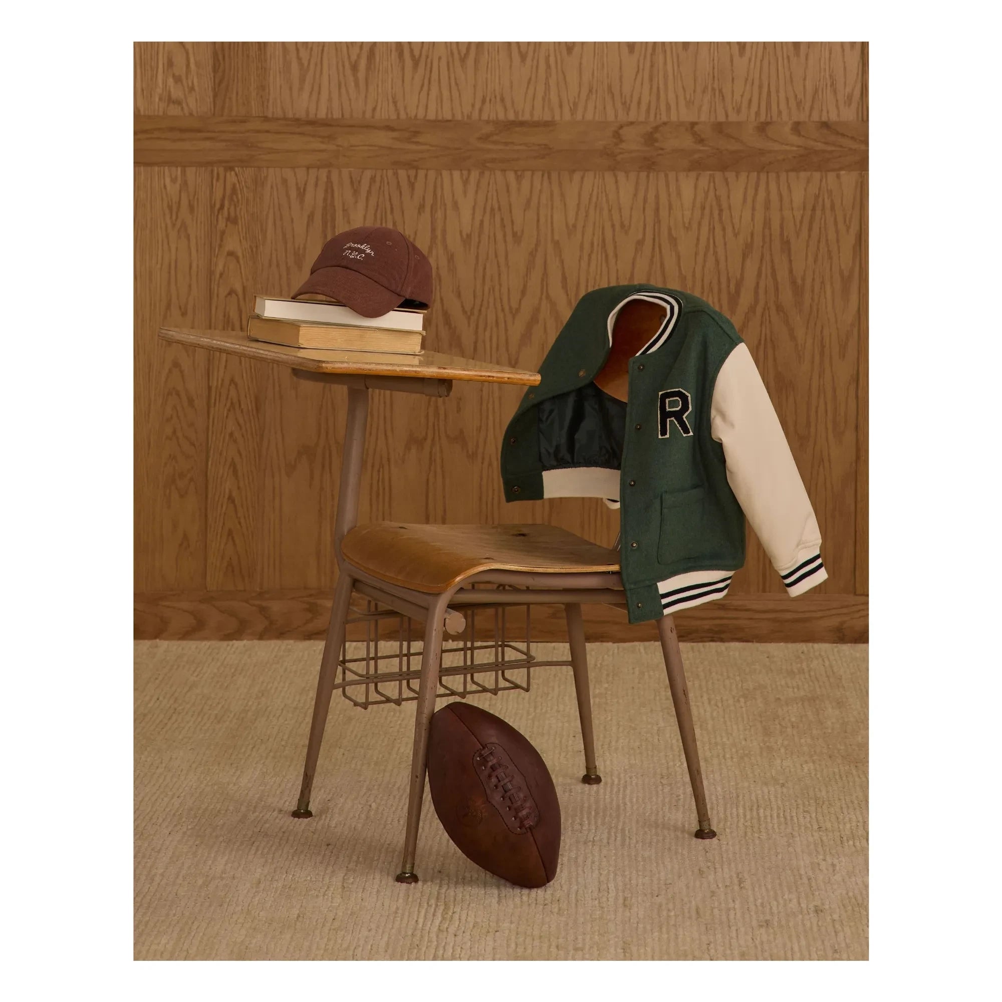 Rylee + Cru - Yeşil Varsity ceket