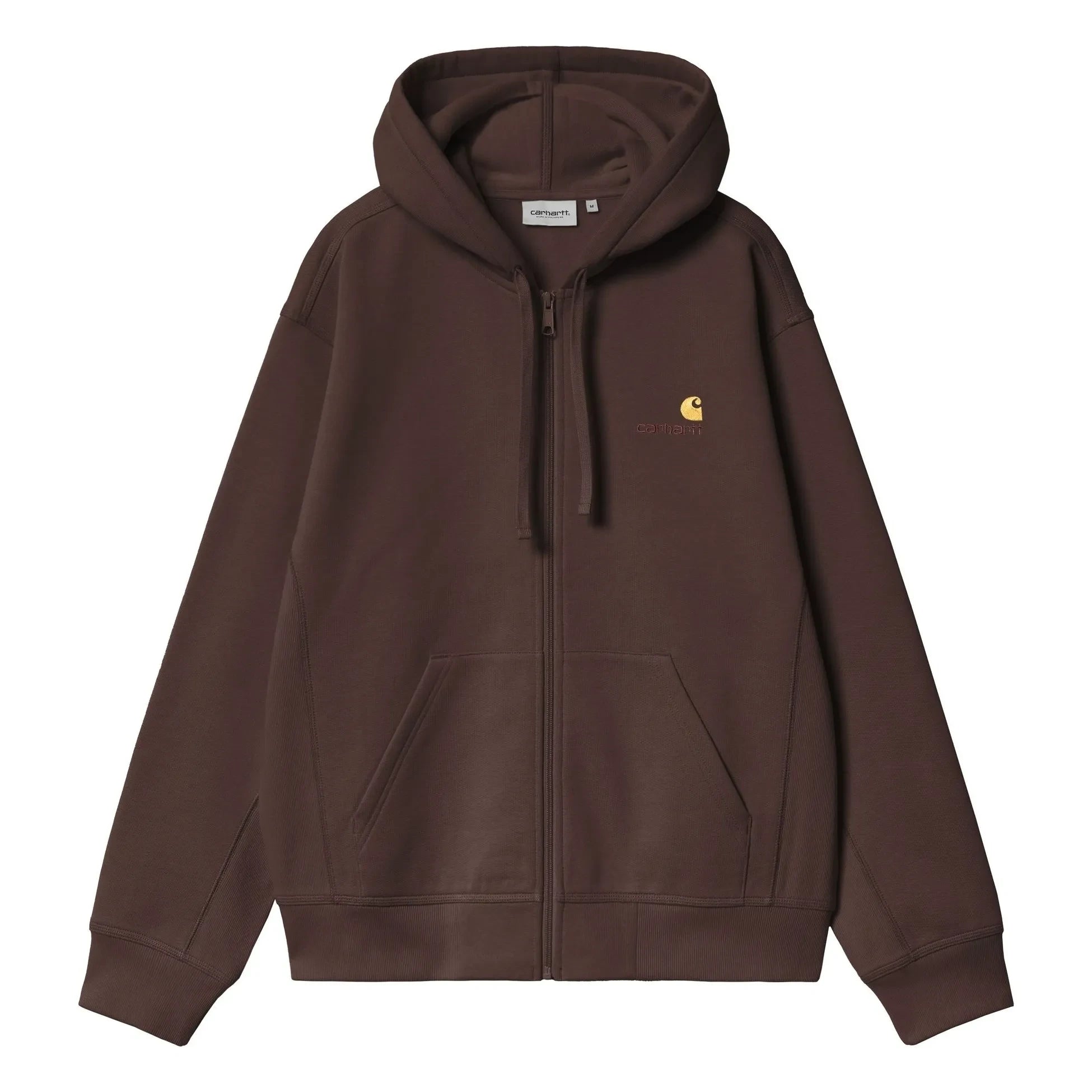 Carhartt WIP - American Script Fermuarlı Sweatshirt | Kahverengi