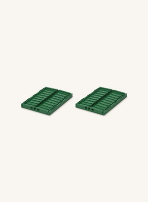 Liewood - Weston Katlanabilir Kasalar - 2'li Set | Yeşil