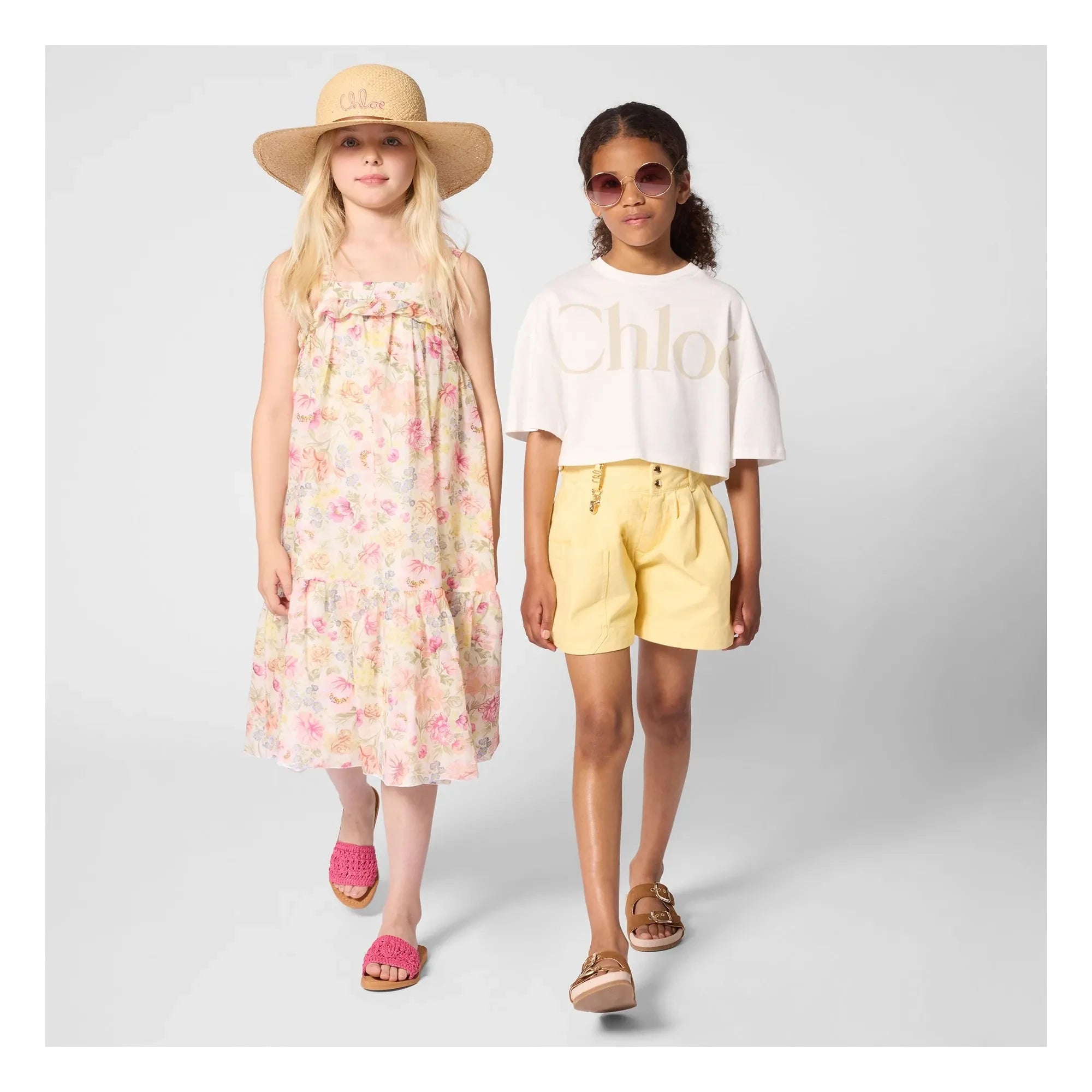 Chloé - Organic cotton strapless dress | Cream