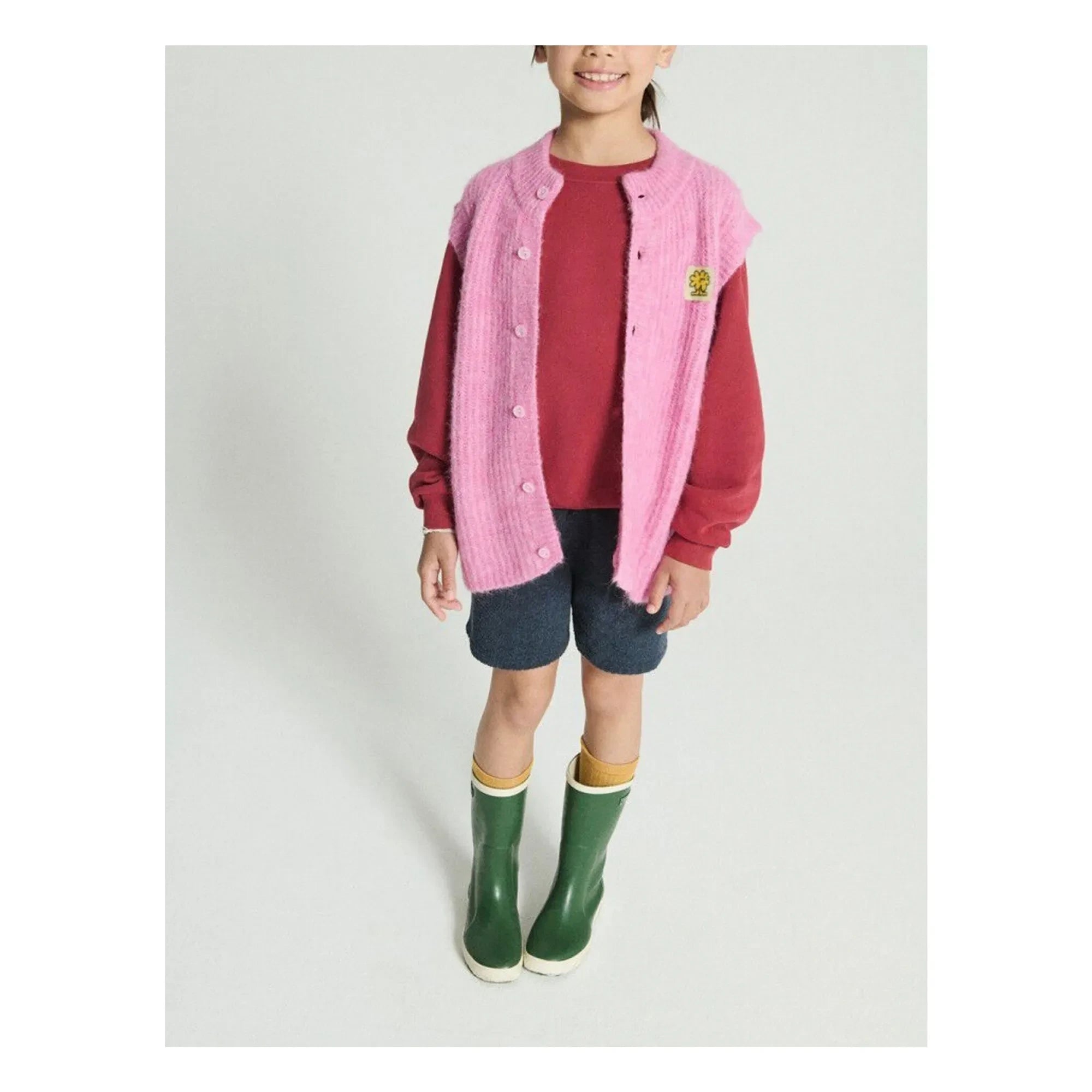 American Vintage - East Alpaka Kolsuz Yelek | Pembe