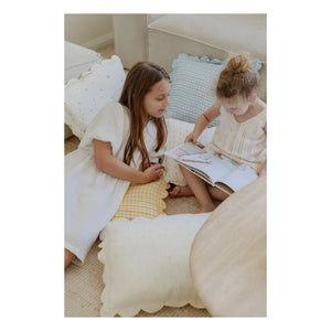 Soft Spot - Organik pamuklu cottage yastık kılıfları - 2'li Set | Mavi