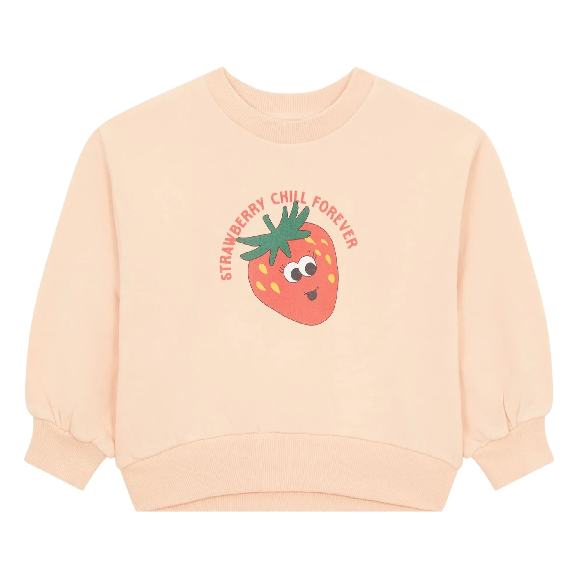 Hundred Pieces - Bisiklet yaka sweatshirt | Soluk Pembe