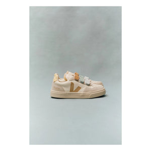 Veja - Veja x Bonpoint Small V-90 Deri O.T. Scratch Spor Ayakkabı | Gri