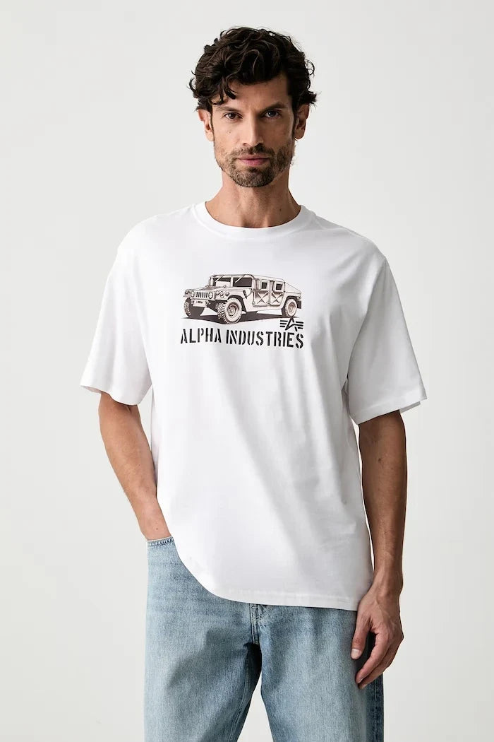 Alpha Industries erkek pamuklu Humvee tişört