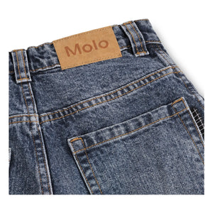 Molo - Alphie Organic Bermuda Denim Pamuk | Mavi
