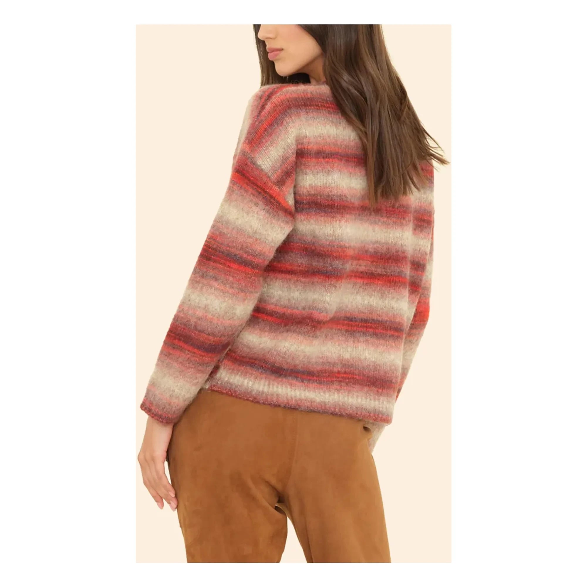 Xirena - Anders Merino yünü ve Alpaka kazak | Terracotta