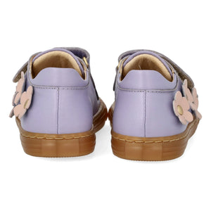 Angulus - Gestreifte Blumen-Sneaker | Flieder