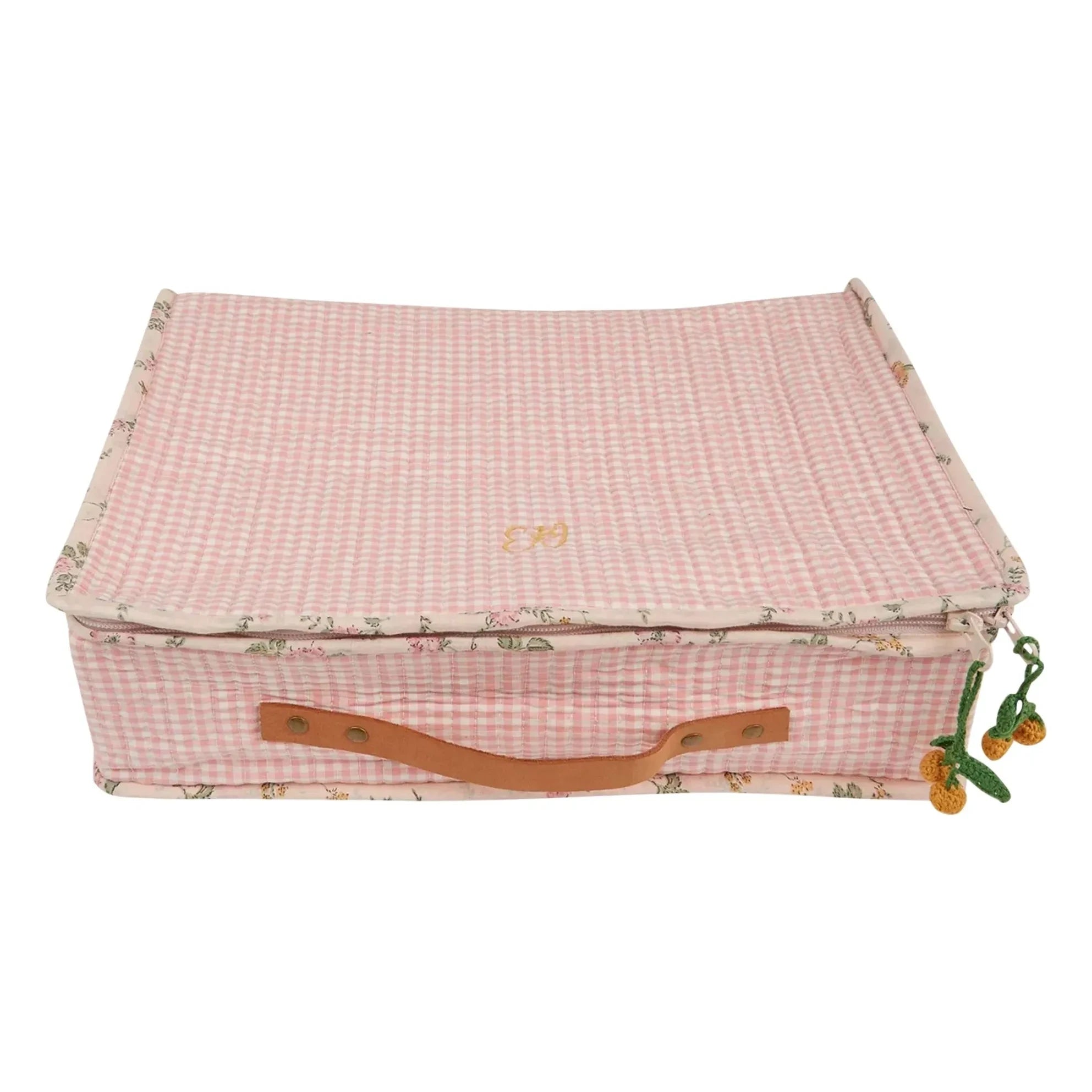 Emile et Ida - Aufbewahrungstasche Groß Vichy | Rosa