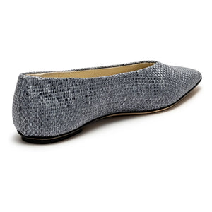 Odare - Blaue Bast-Ballerinas Bilbao
