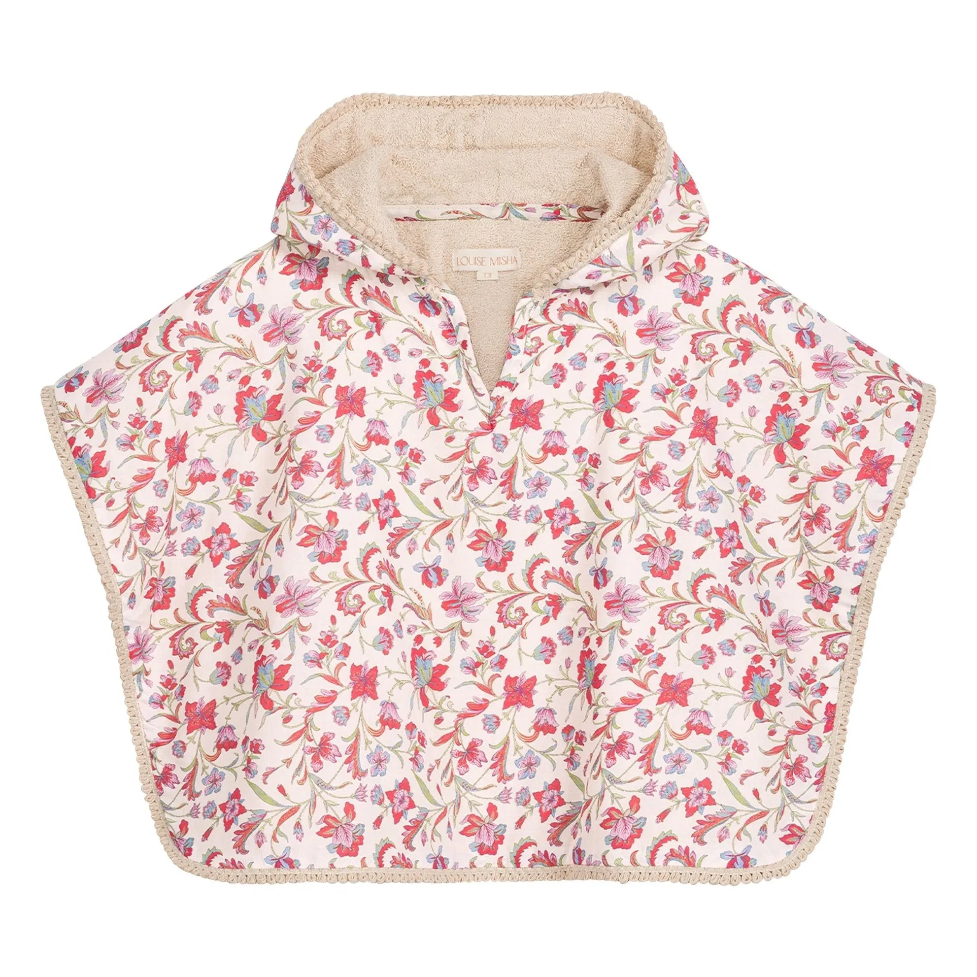 Louise Misha – Bade-Poncho Mael aus Bio-Baumwolle | Creme