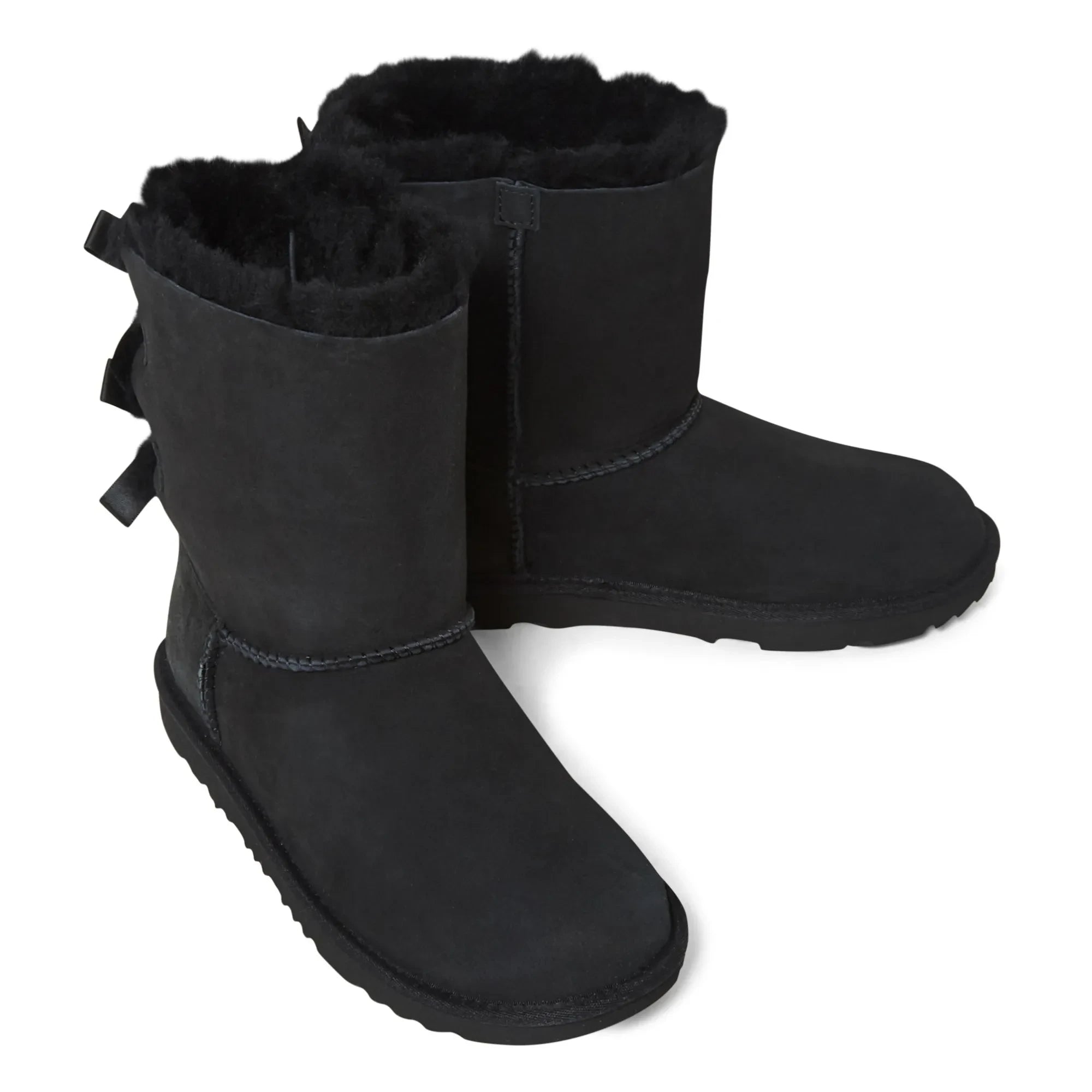 UGG - Bailey Bow Astarlı Süet Botlar | Siyah
