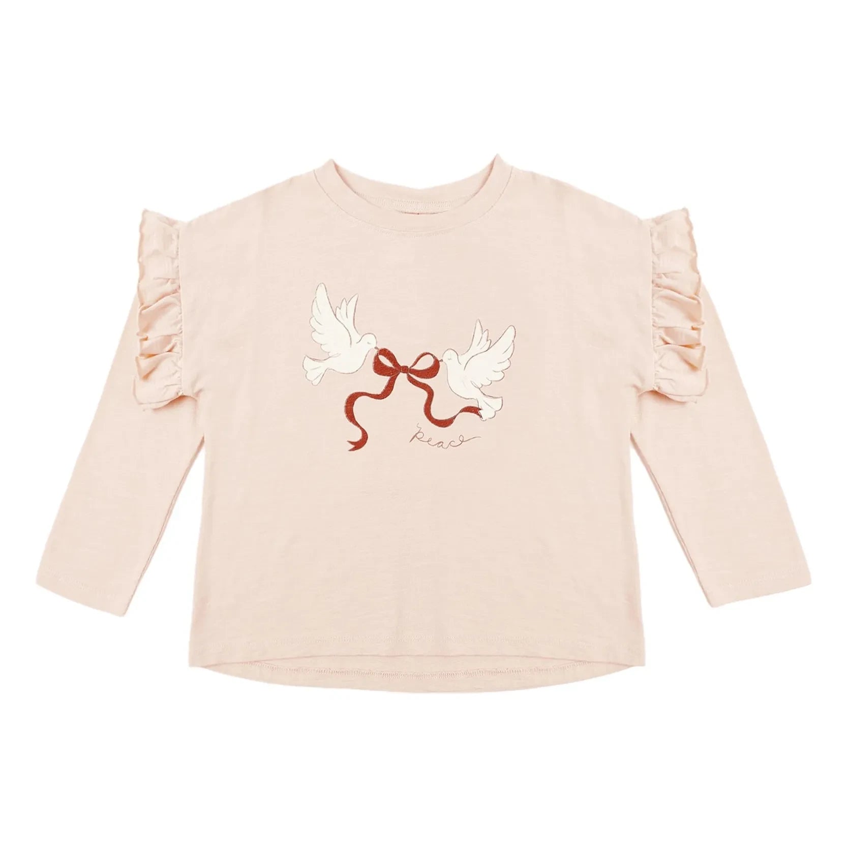 Rylee + Cru - Peace T-Shirt | Powder Pink