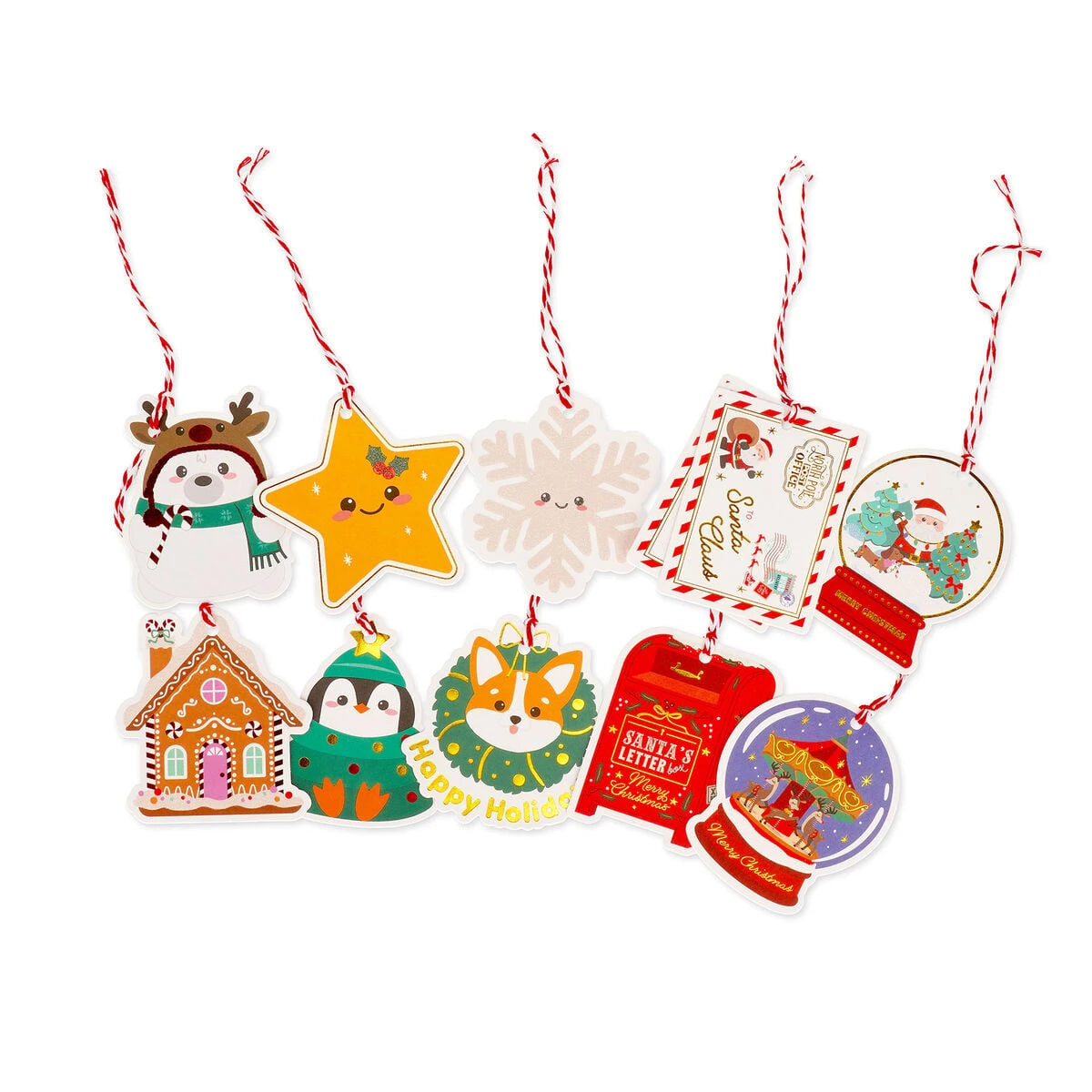 Legami - Set of 10 Christmas Gift Tags