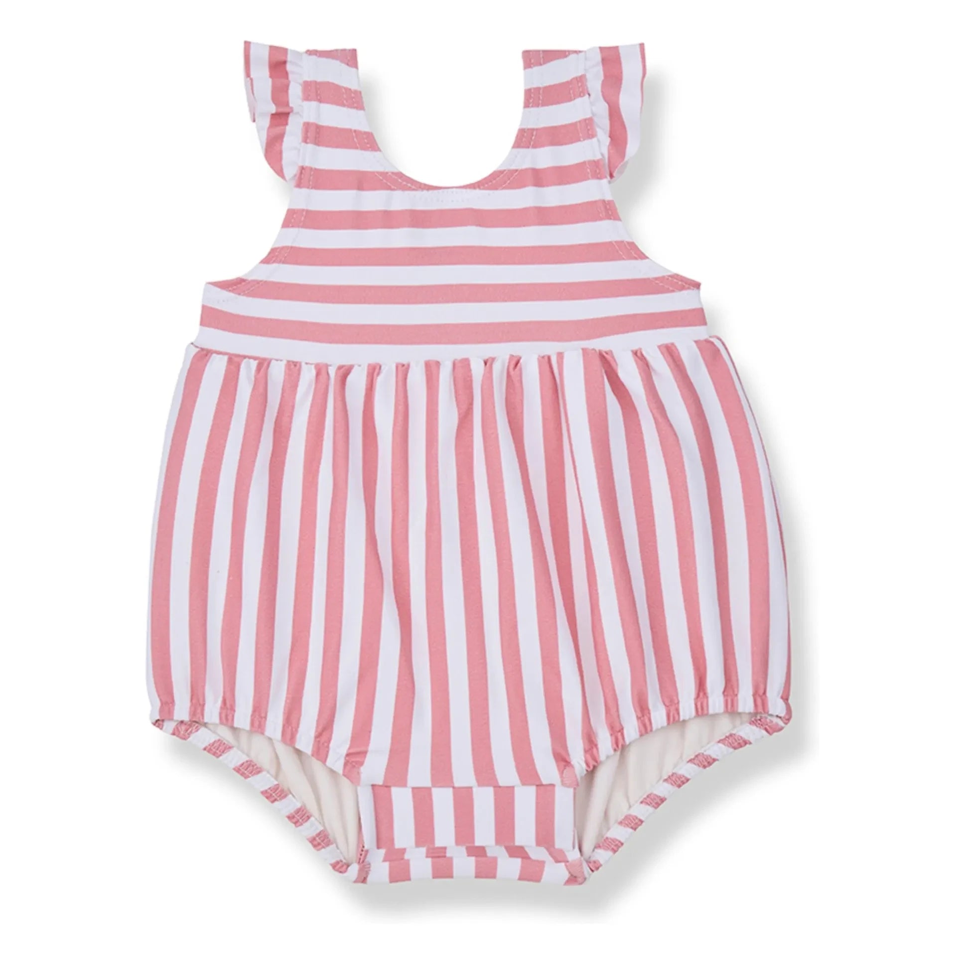 1+ in the family - Lloseta Striped Swimsuit | Powder Pink