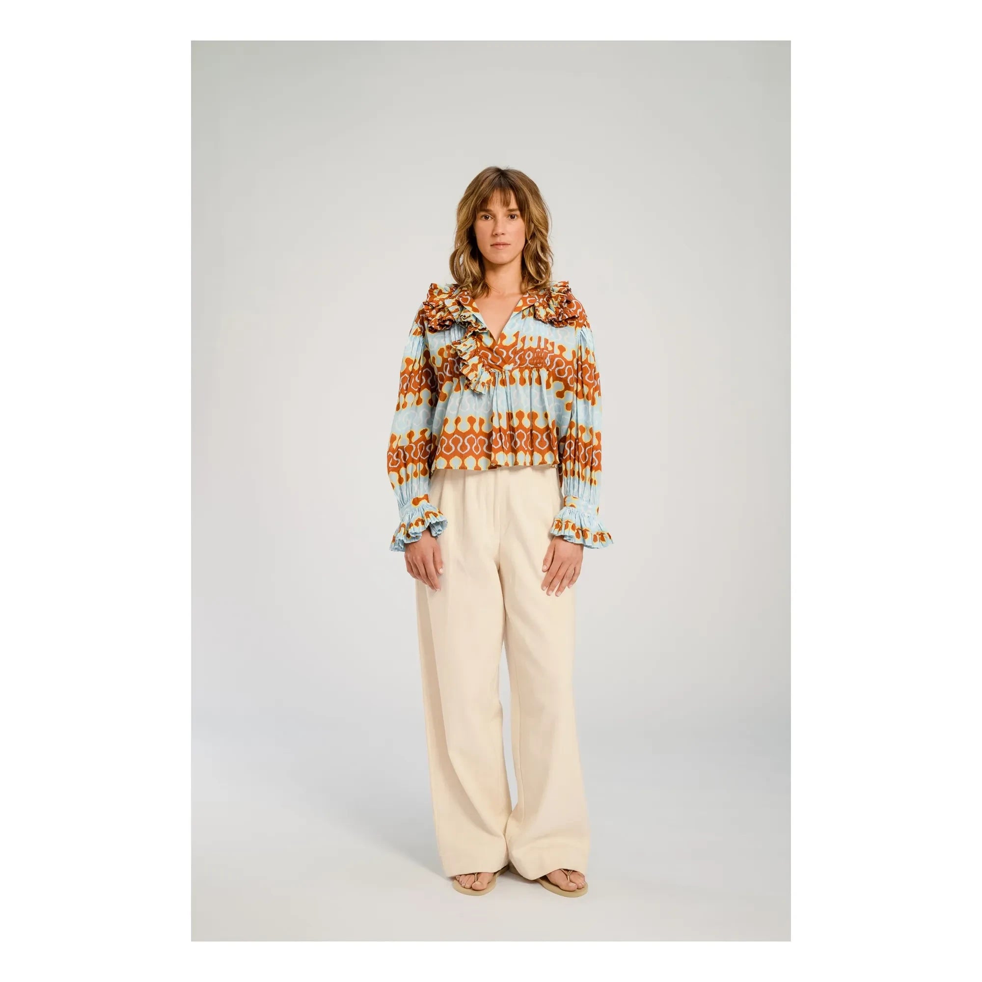 Virginie de Vinster - Rio Bluse | Beige