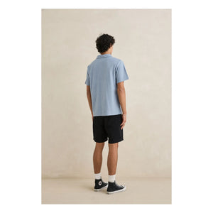 Rhythm - Vintage Terry polo shirt | Light Blue