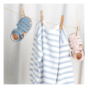 Lazare - Ernest Süet sandaletler | Denim mavi
