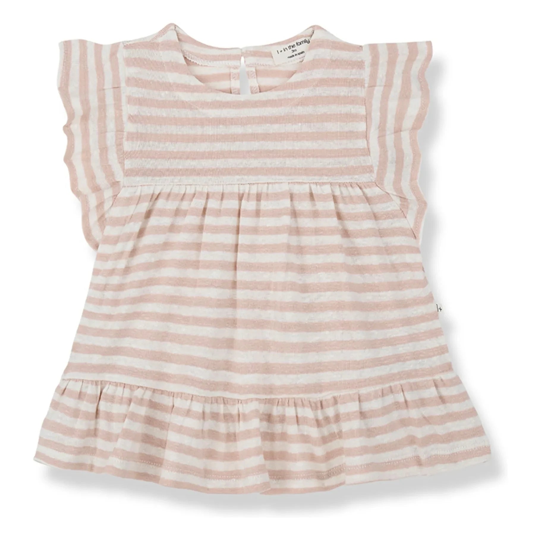 1+ in the family - Canadell Linen Dress | Powder Pink