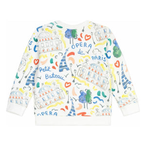Petit Bateau - Opera sweatshirt | Beyaz