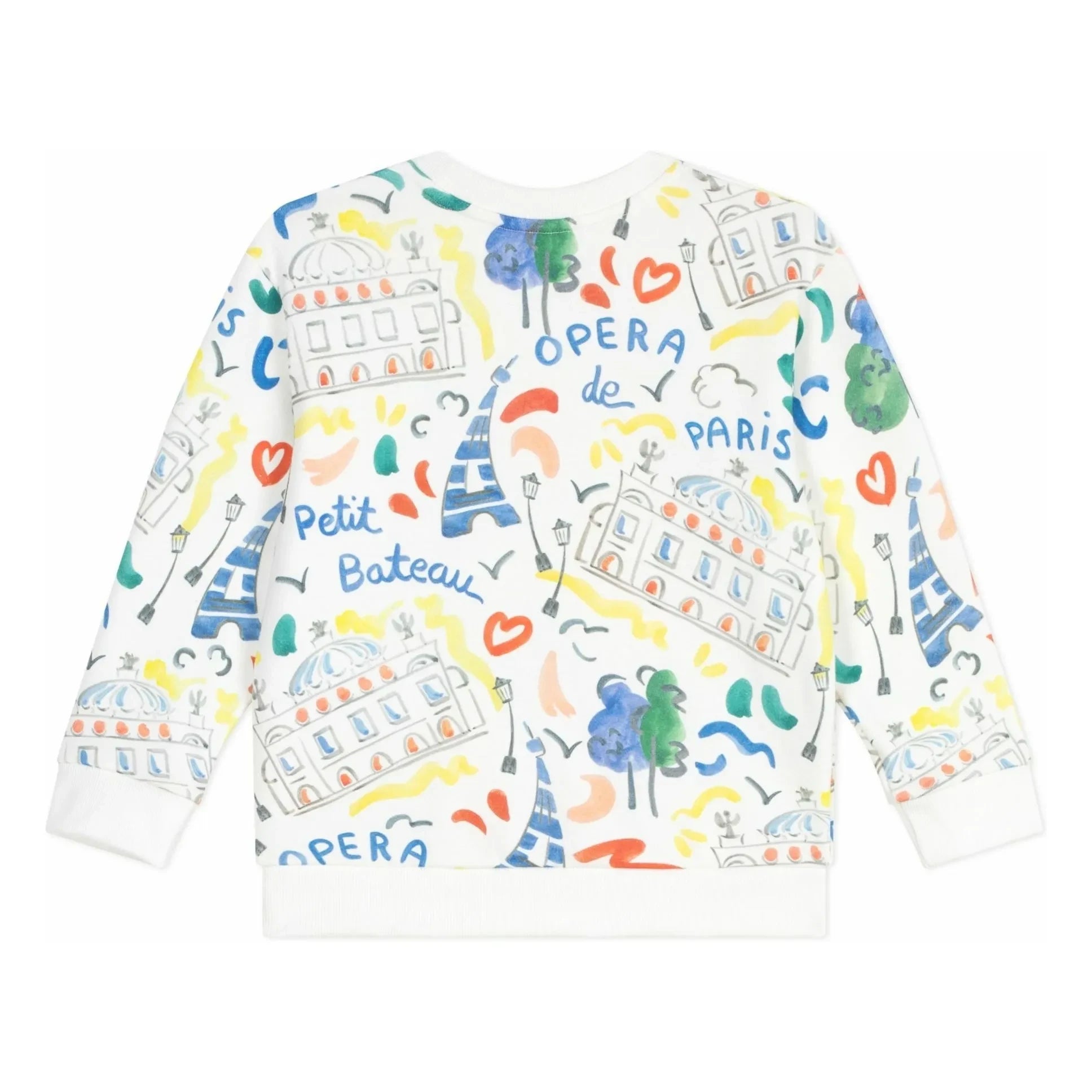 Petit Bateau - Opera sweatshirt | Beyaz