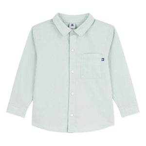 Petit Bateau - Salbei | Einfaches Leinenhemd