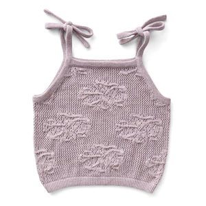 Soor Ploom - June Fleurs Organik Pamuk Atlet | Leylak