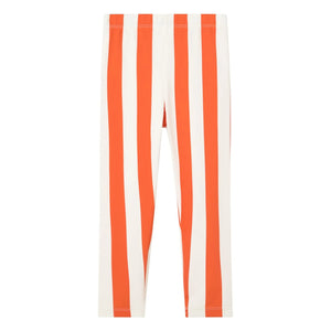 Tinycottons - Striped Leggings | Red